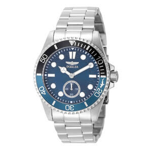 INVICTA Pro Diver Men 43mm Stainless Steel Steel Blue dial VD78 Quartz